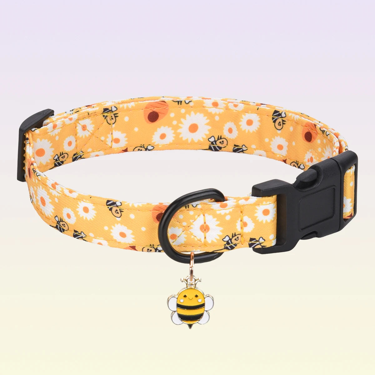 Animal/Dinosaur Print Adjustable Pet Collar with Pendant