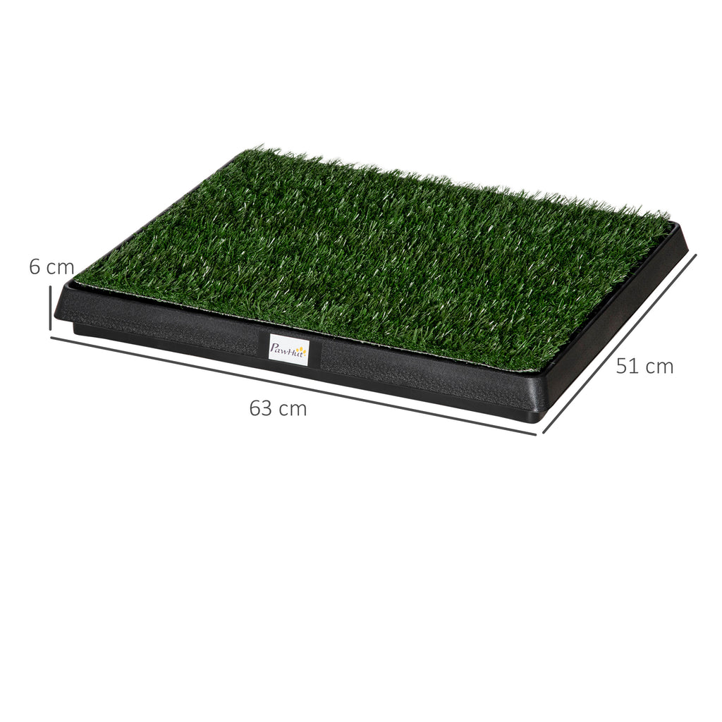 2-in-1 Large Dog Potty with Grass Turf & Tray | Indoor/Outdoor Training Pad