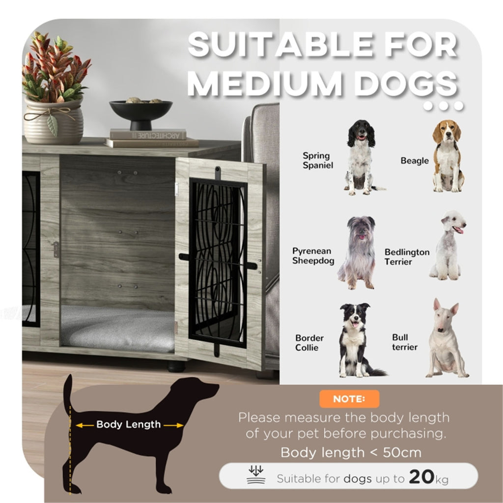 Premium Heavy-Duty Dog Crate with Secure Latch and Cozy Pad