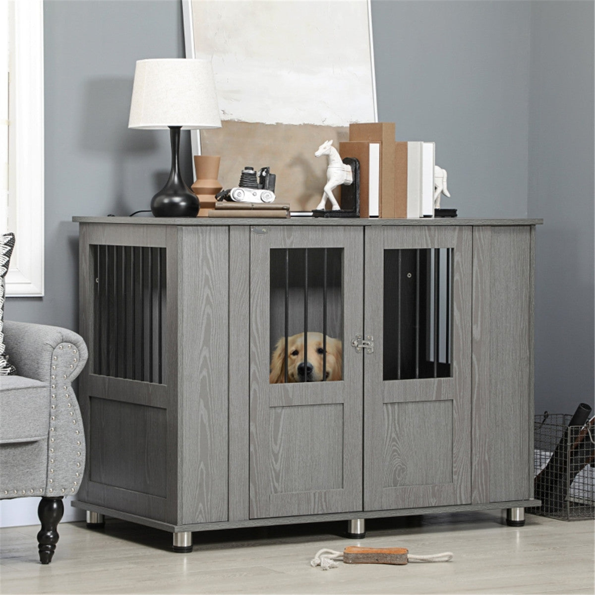 Premium Dog Crate - Secure, Durable, Portable & Easy-Clean