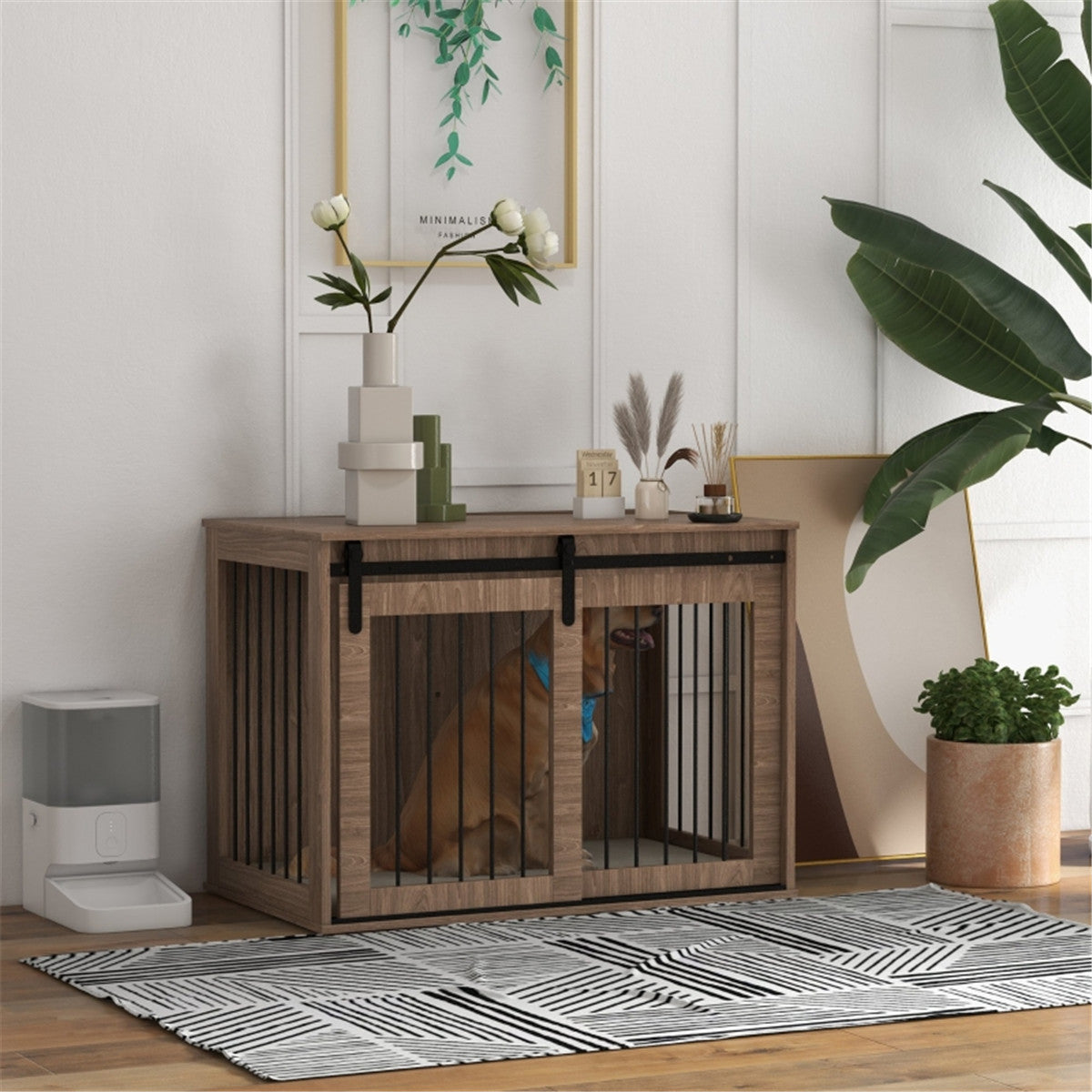 Sturdy Dog Crate with Safe Latch and Ventilation