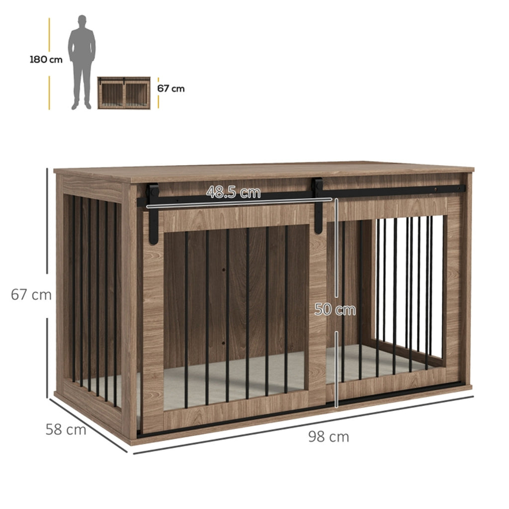 Sturdy Dog Crate with Safe Latch and Ventilation
