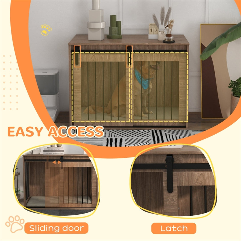 Sturdy Dog Crate with Safe Latch and Ventilation