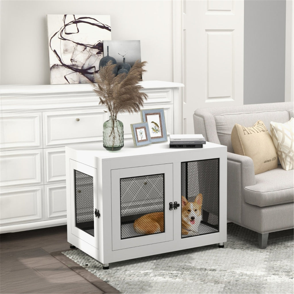 Premium Foldable Dog Crate: Sturdy Steel, Secure Latch