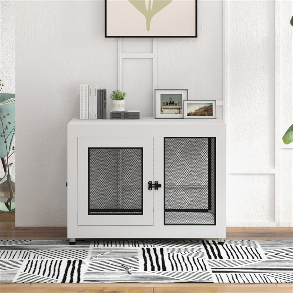 Premium Foldable Dog Crate: Sturdy Steel, Secure Latch