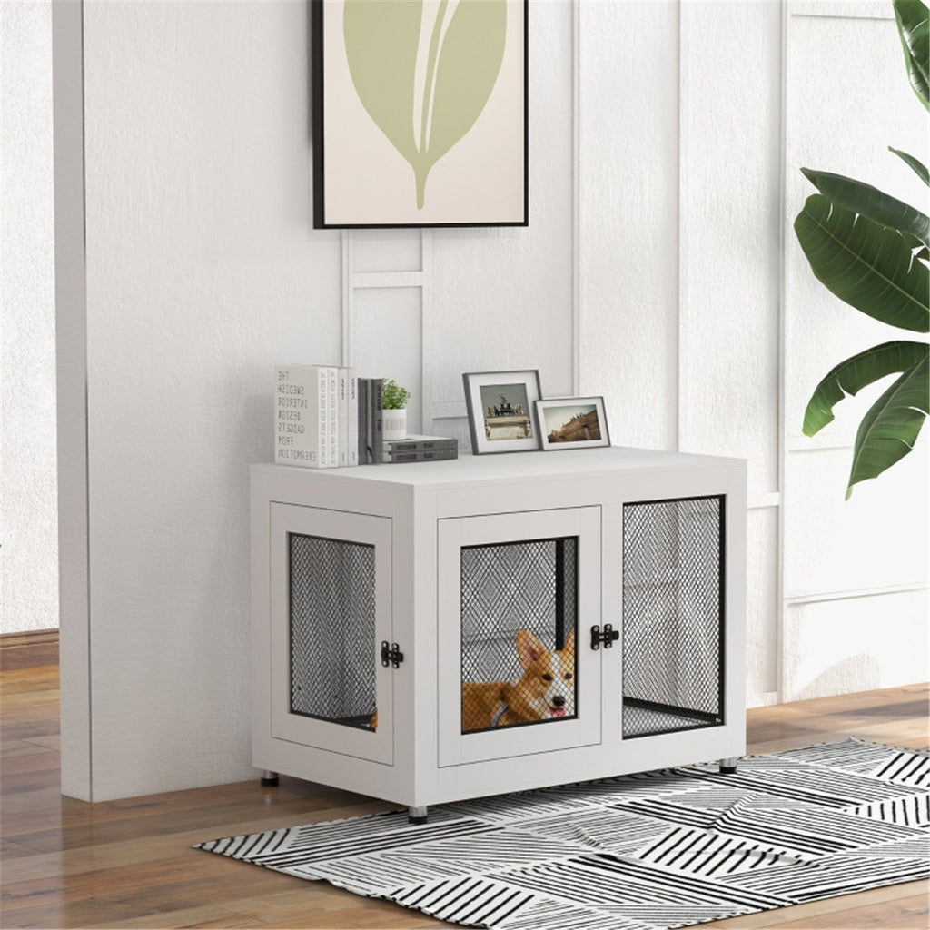 Premium Foldable Dog Crate: Sturdy Steel, Secure Latch