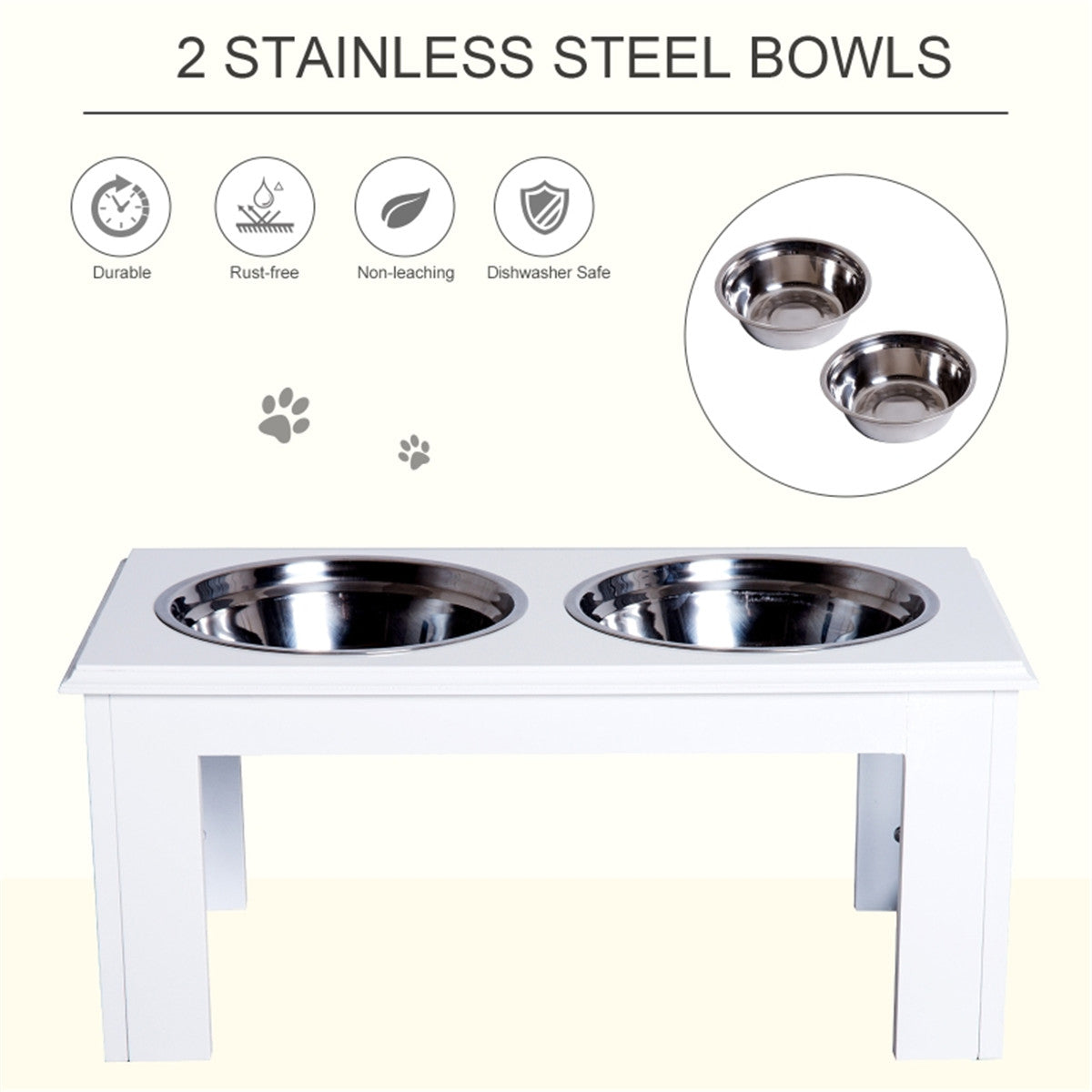 All-in-One Dog Bowls & Pet Feeding Storage Station