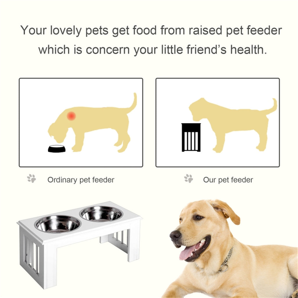 All-in-One Dog Bowls & Pet Feeding Storage Station