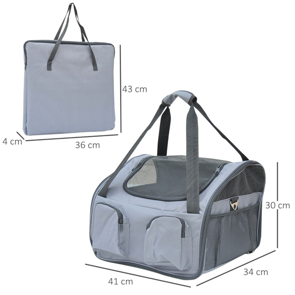 ComfyCruise Pet Carrier: Soft-Sided Travel Bag for Cats & Dogs