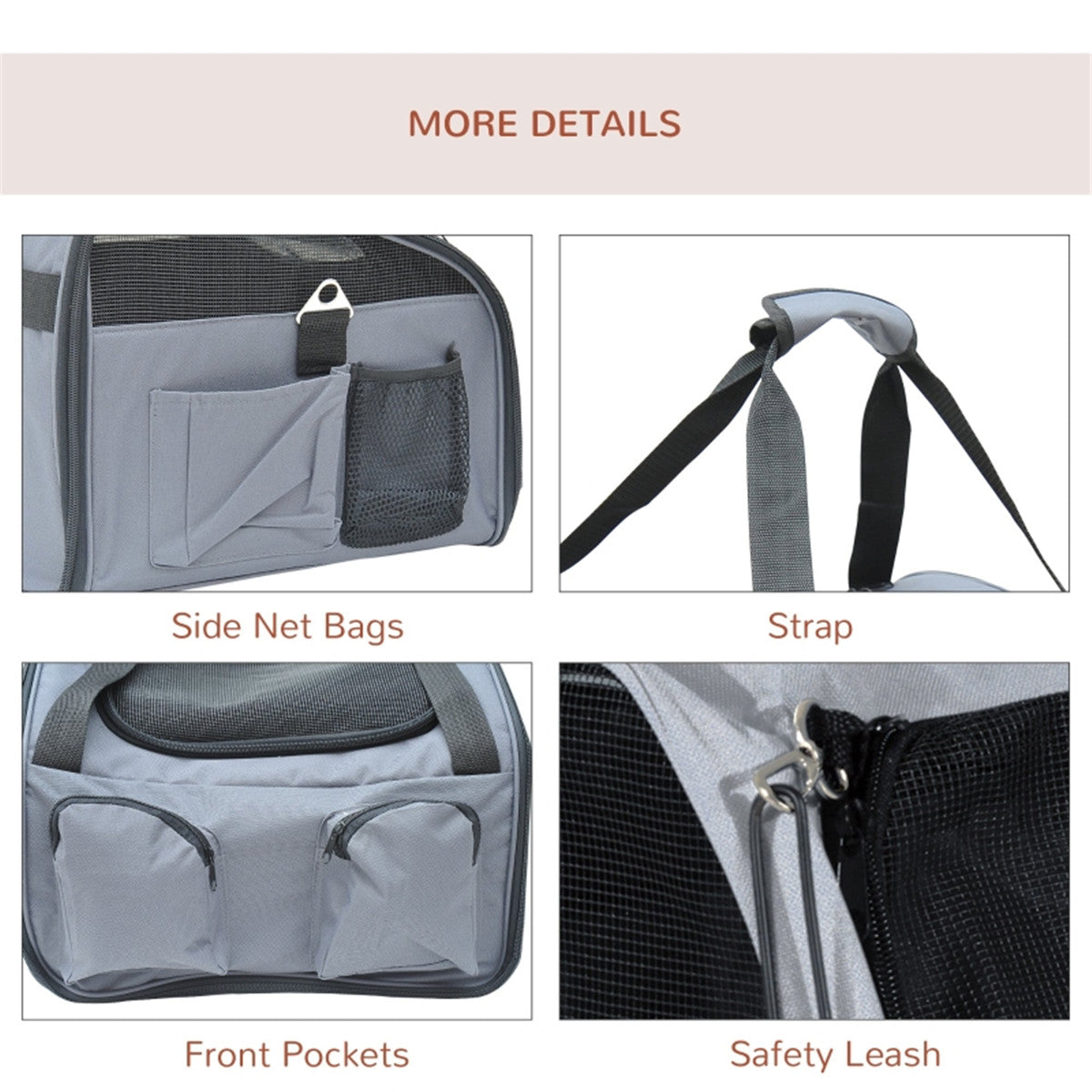 ComfyCruise Pet Carrier: Soft-Sided Travel Bag for Cats & Dogs