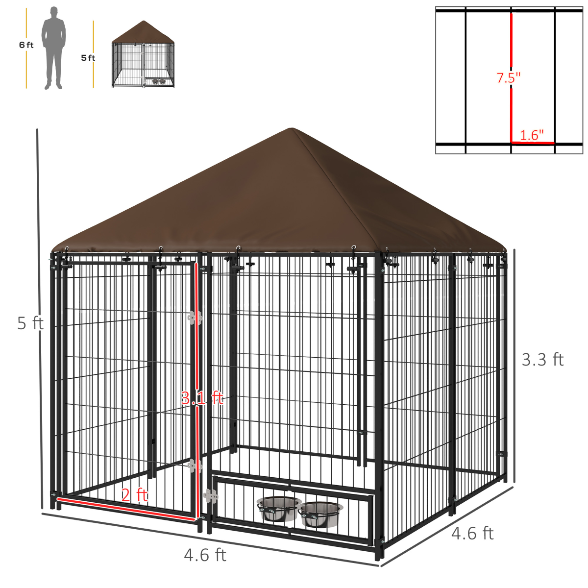 All-in-One Dog Whelping Box & Playpen: Cozy, Safe Enclosure