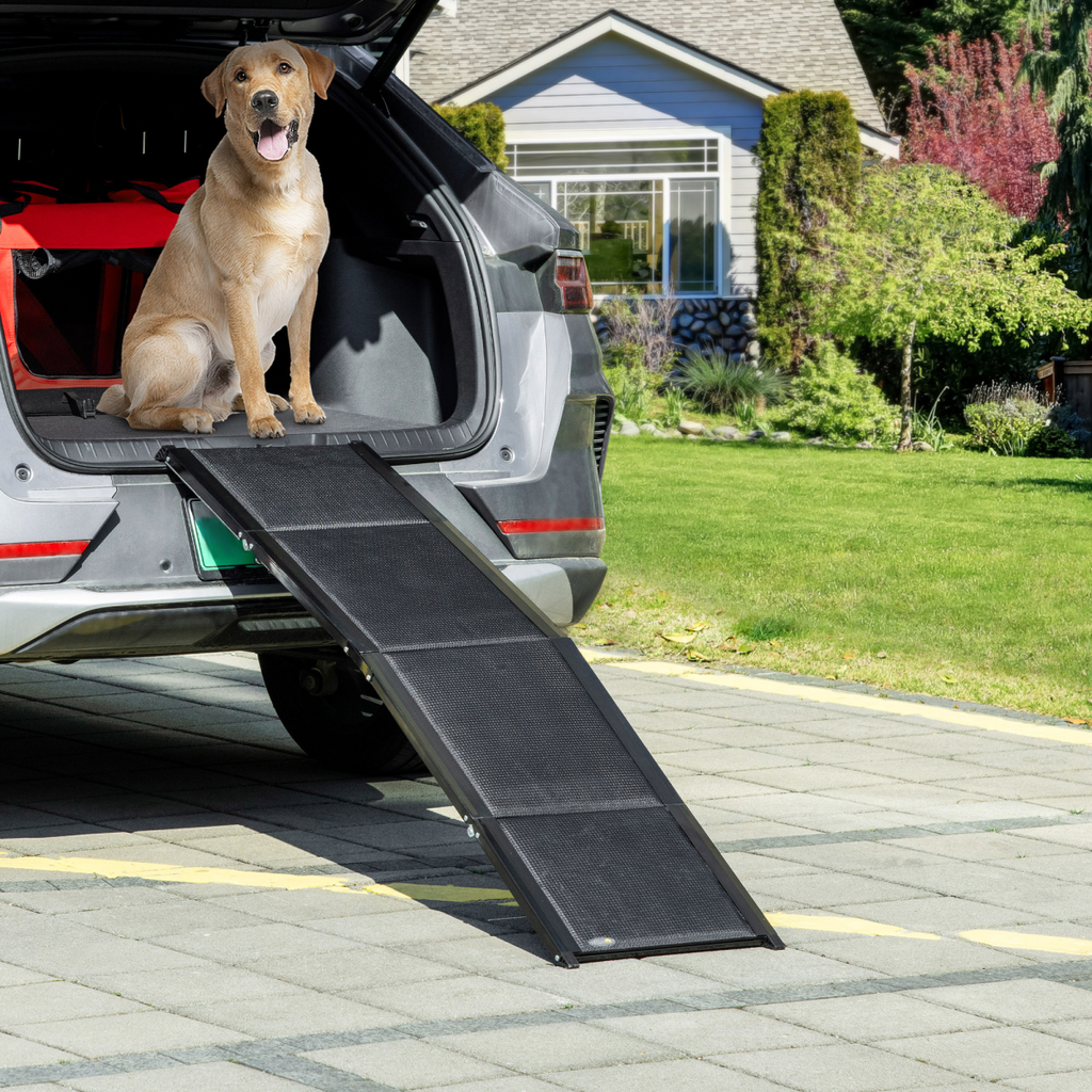 PawHut Folding Dog Ramp for XL Dogs - Non-Slip, Portable Car Ramp