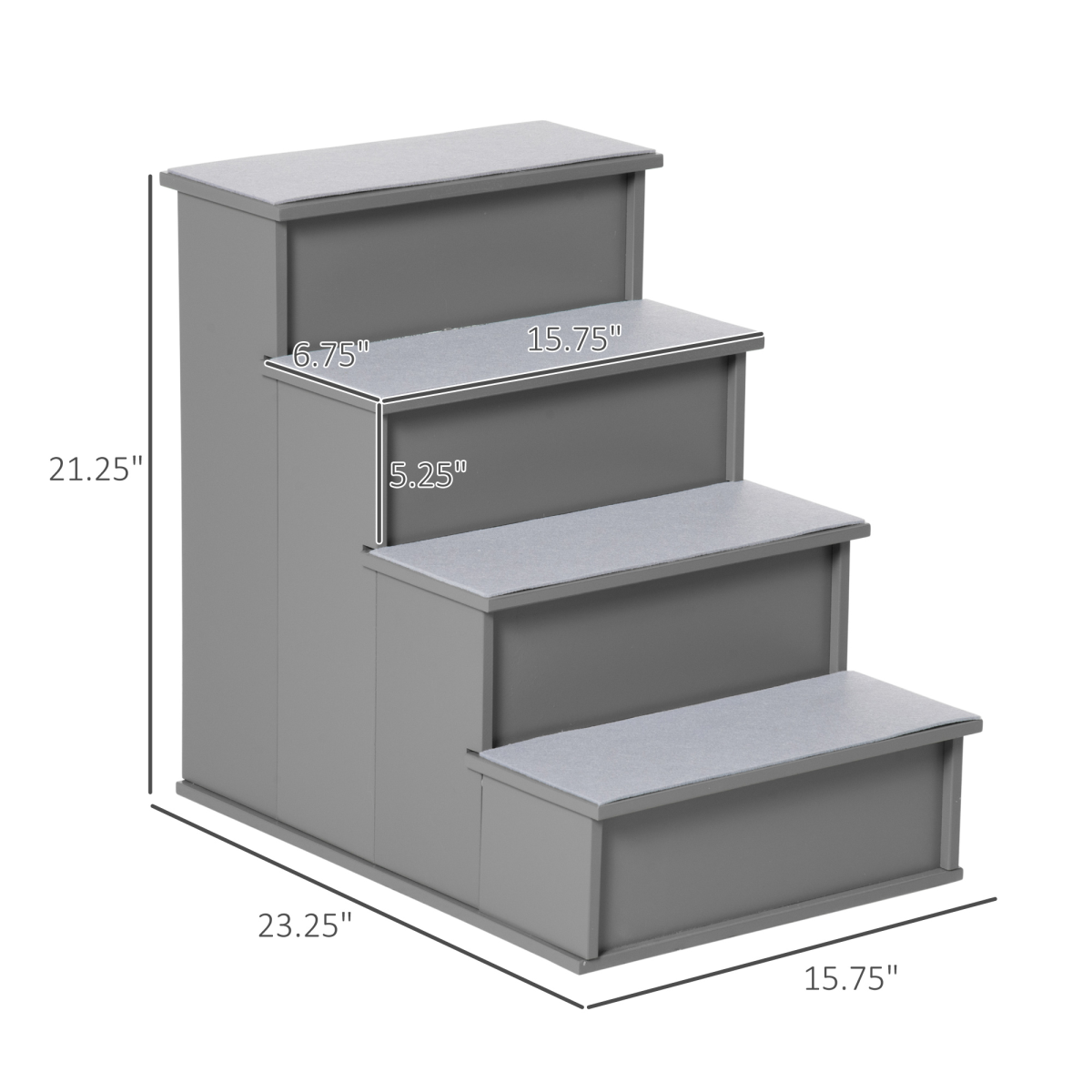 Pet Stairs Pro: Gentle, Non-Slip Indoor Steps for Small & Elderly Pets