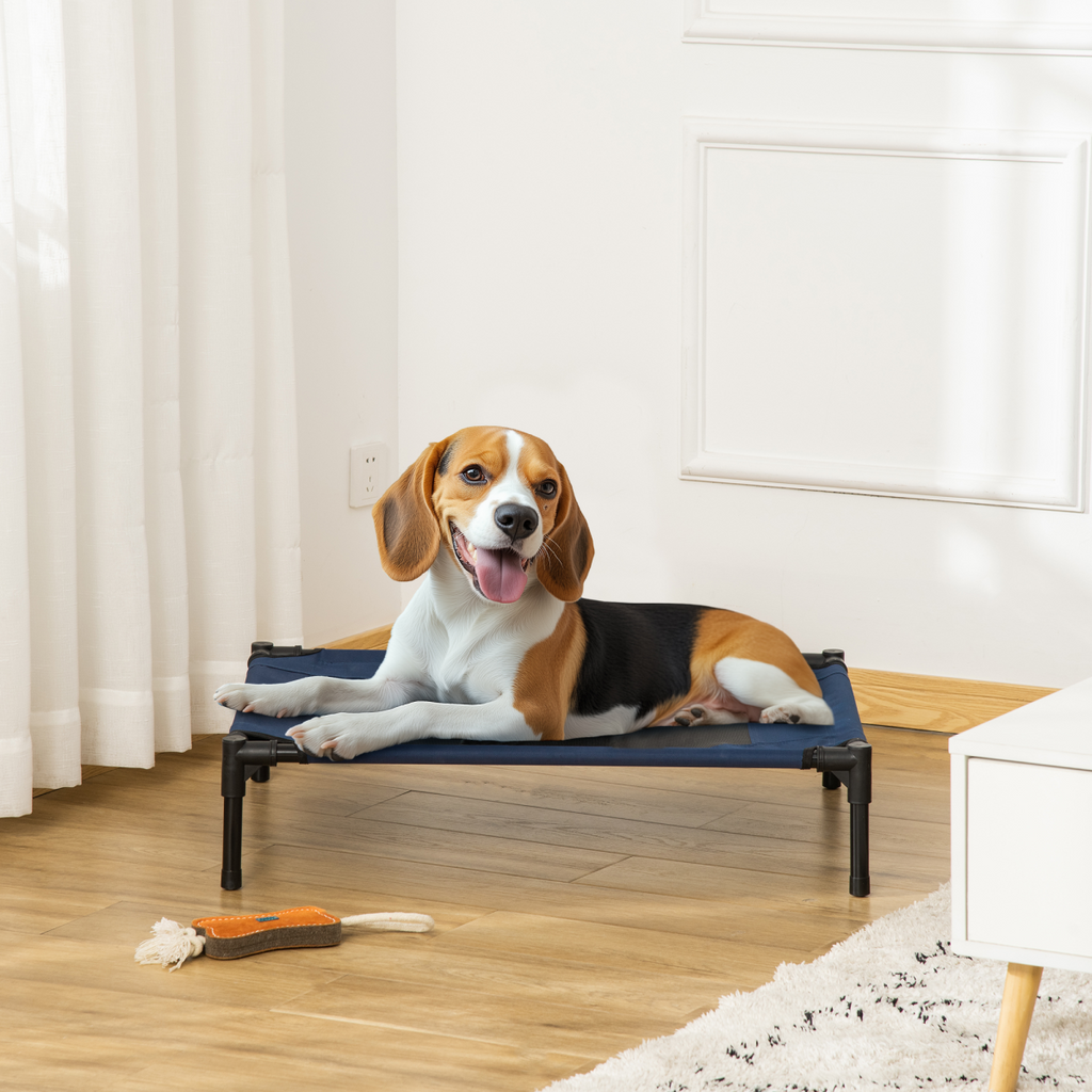 Raised Pet Bed Cot: Elevated Hammock for Dogs & Cats, Portable Waterproof