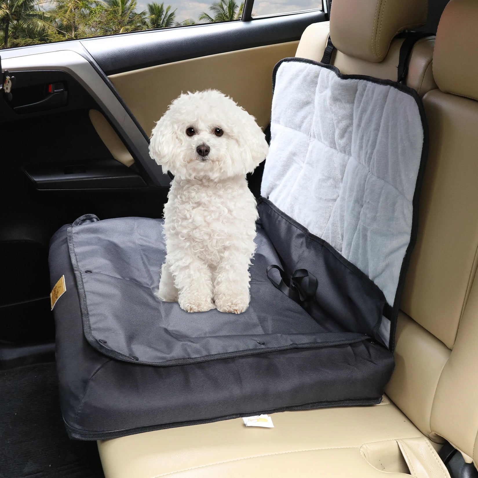 BORWART Waterproof Pet Car Seat Cover - Protect Seats, Easy Clean