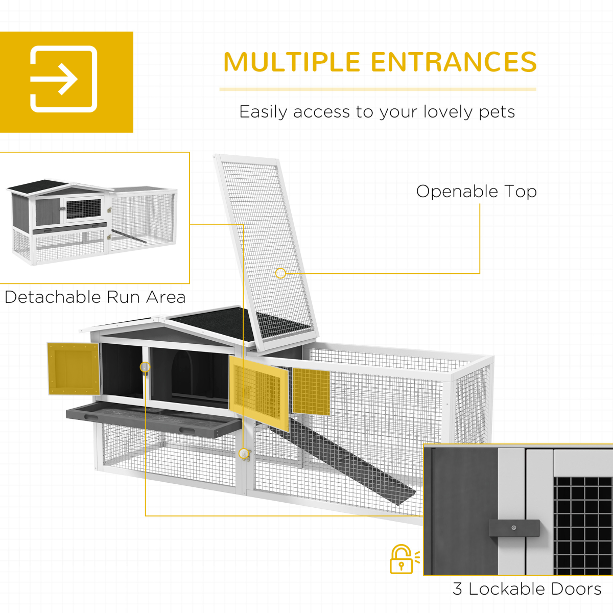 Premium Small Animal Playpen Cage – Safe, Spacious & Easy Setup