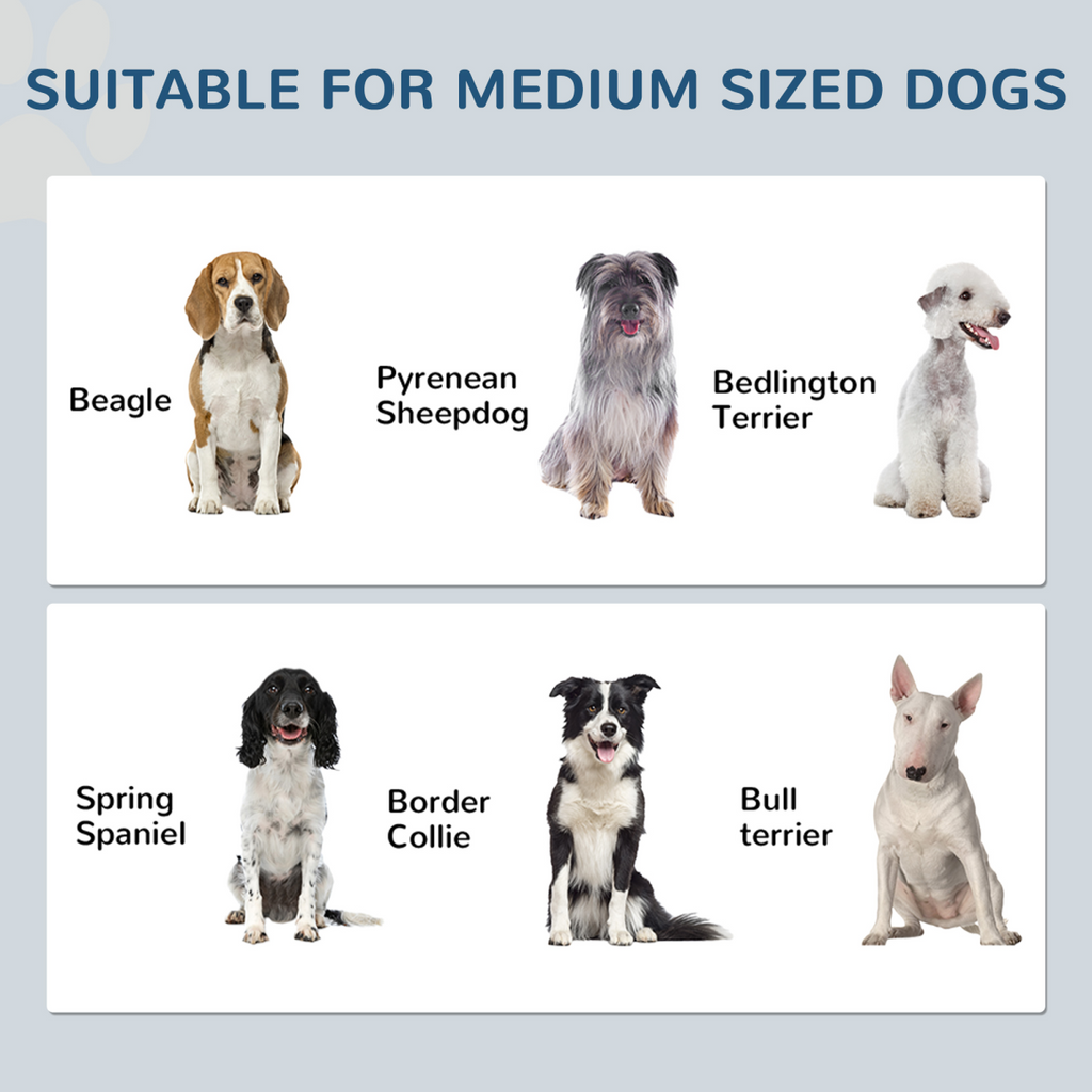 PawHut Dog Feeding Station with Hidden Bowls, Storage & Hooks
