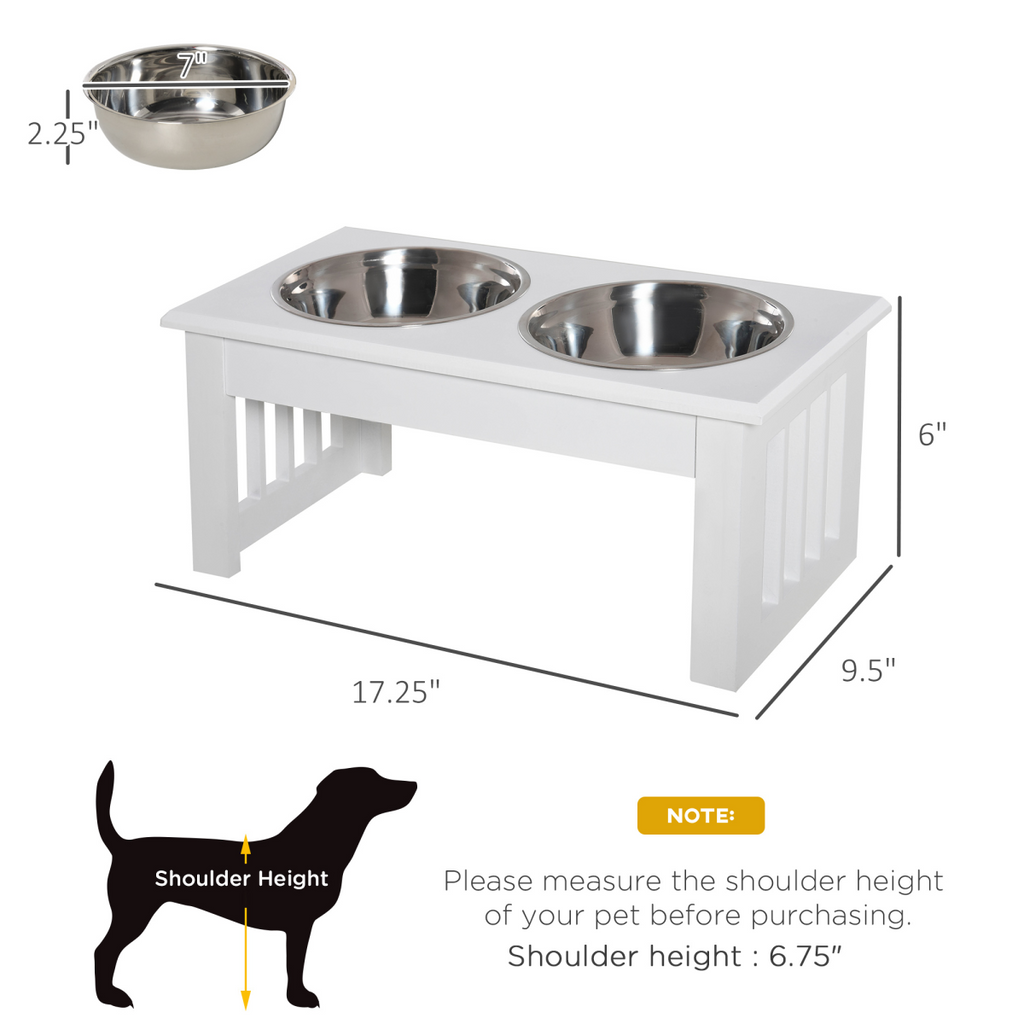 Elevated Dog Bowl with Sturdy Stand – Anti-Spill & Easy Cleanup