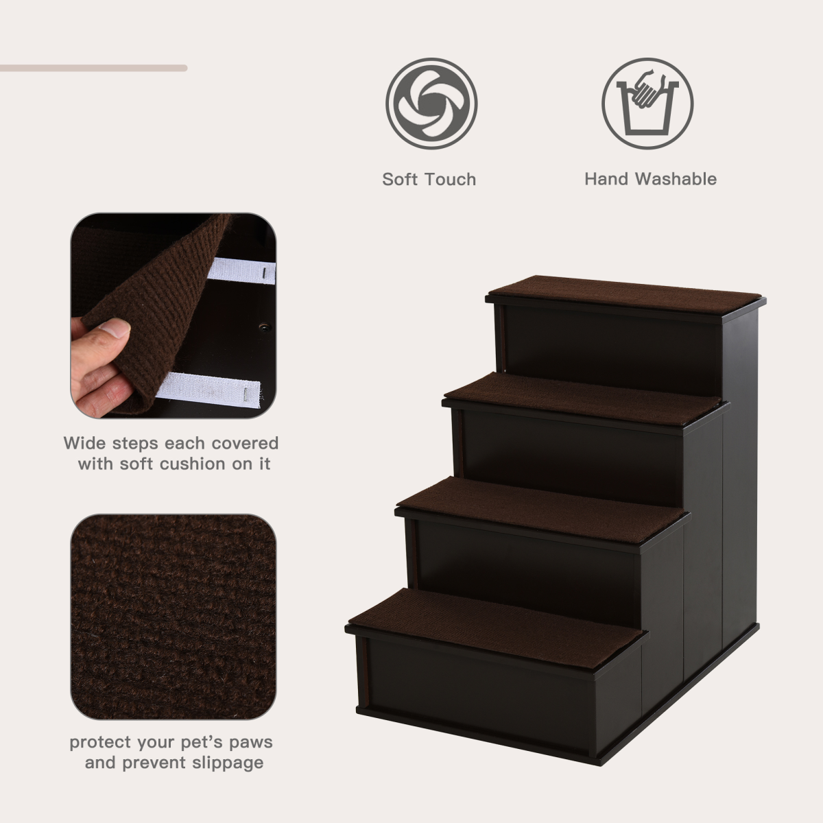Pet Stairs Pro: Safe, Non-Slip Access for Small & Senior Pets