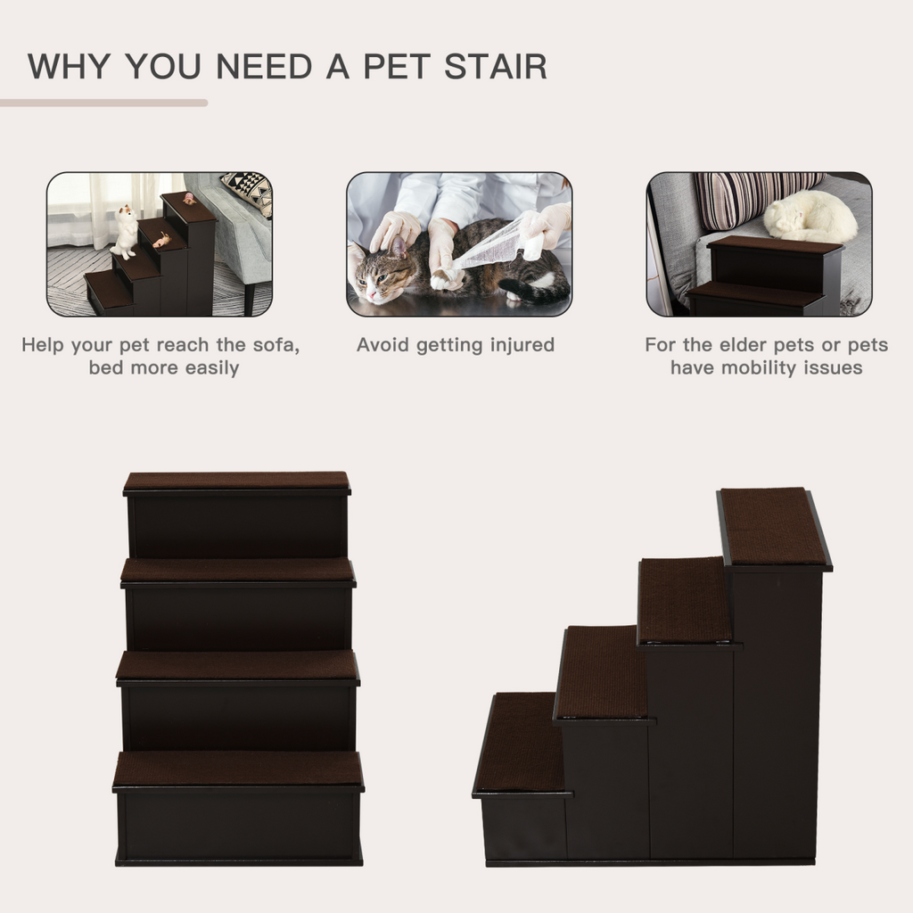 Pet Stairs Pro: Safe, Non-Slip Access for Small & Senior Pets