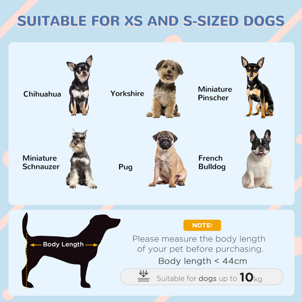 PawHut Outdoor Dog Kennel for Small Breeds - 80x69x76 cm, Grey
