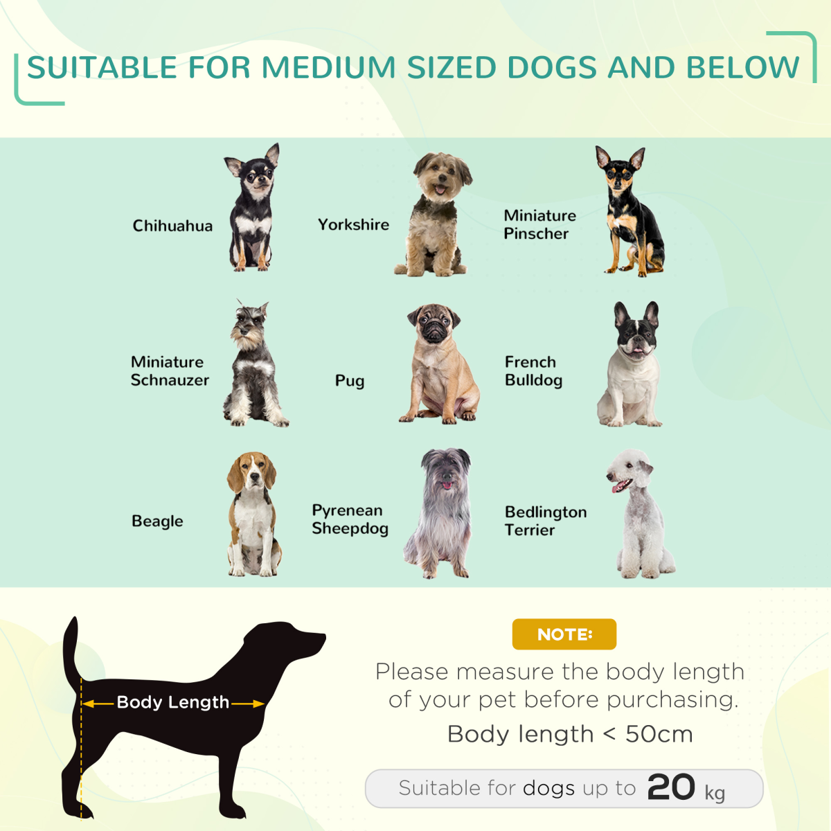 Elevated Portable Pet Bed - Foldable Cot for Dogs & Cats, Indoor/Outdoor