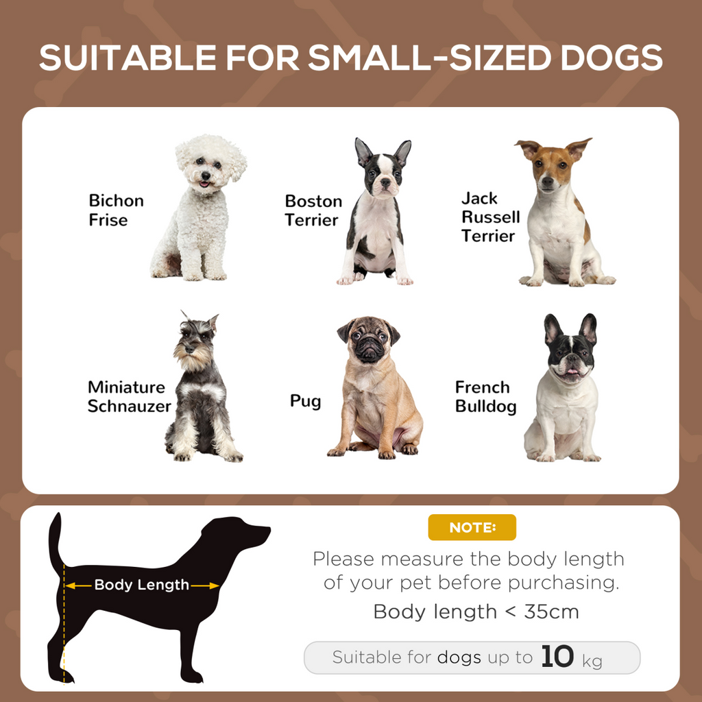 61 cm Elevated Dog Bed with Canopy Tent - Outdoor Portable Shelter