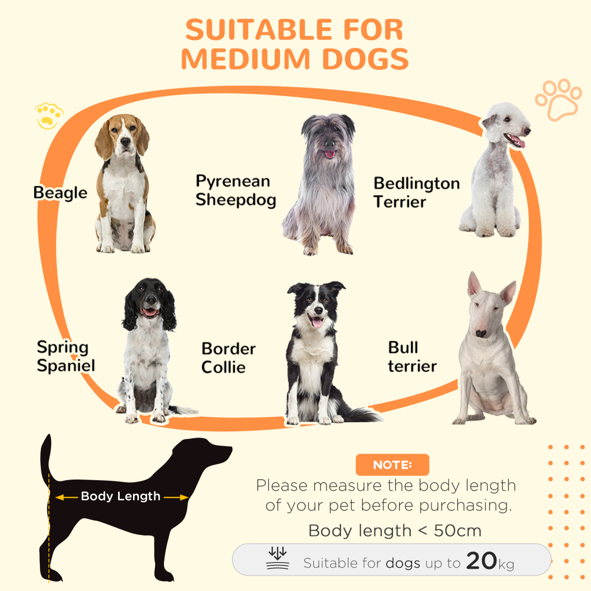 PawHut Dog Crate Furniture with Removable Cushion and Side Table