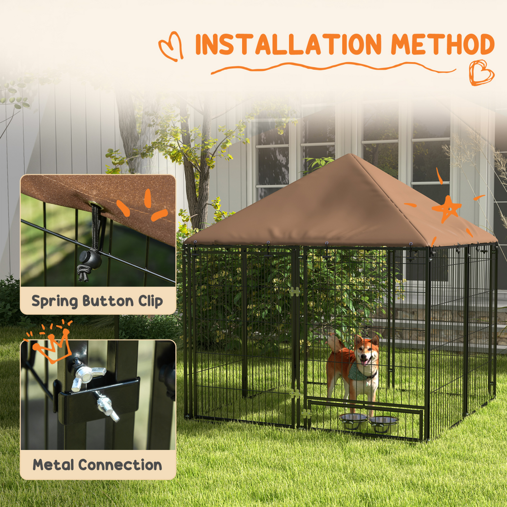 All-in-One Dog Whelping Box & Playpen: Cozy, Safe Enclosure