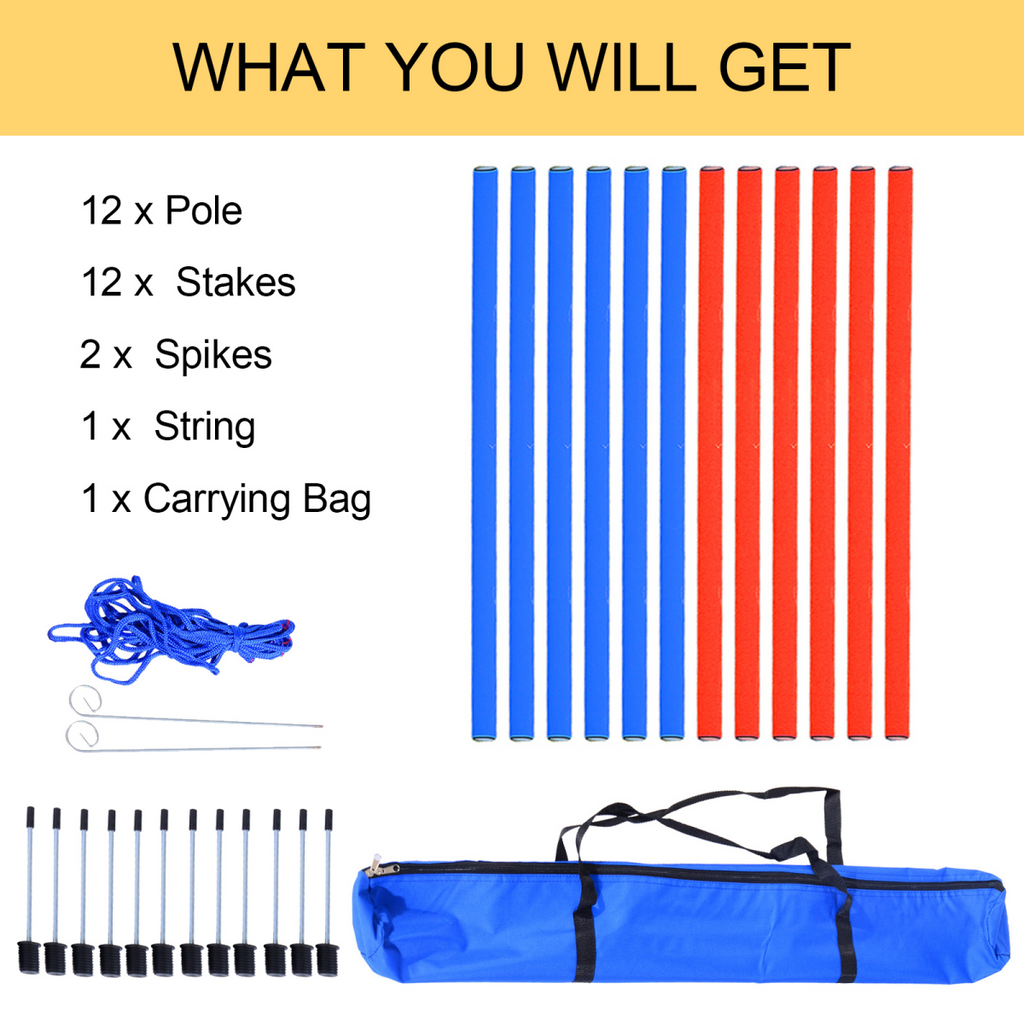 All-in-One Pet Agility Training Kit: Hoop, Poles, Tunnel