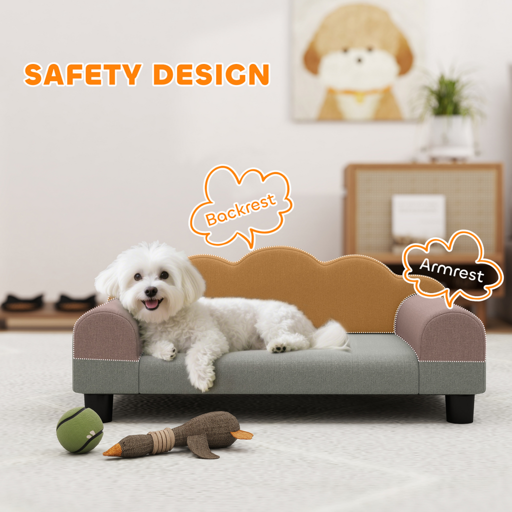 CozyPaws Dog Bed & Pet Sofa - Plush Comfort, Durable Support