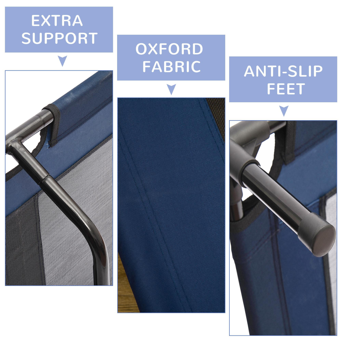 Raised Pet Cot Bed for Dogs & Cats - Elevated Hammock, Portable & Waterproof