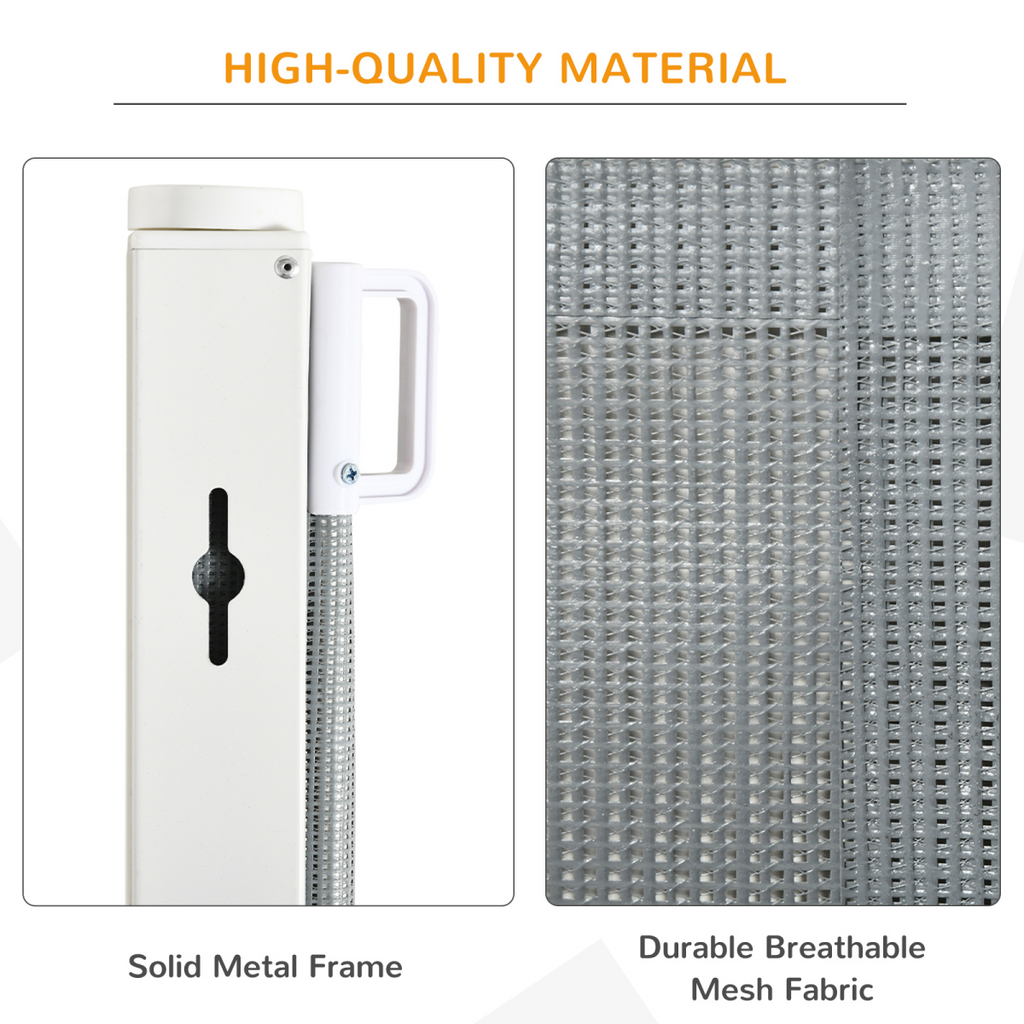 Retractable Pet Barrier Gate for Doorways, Stairs & Hallways (115cm)