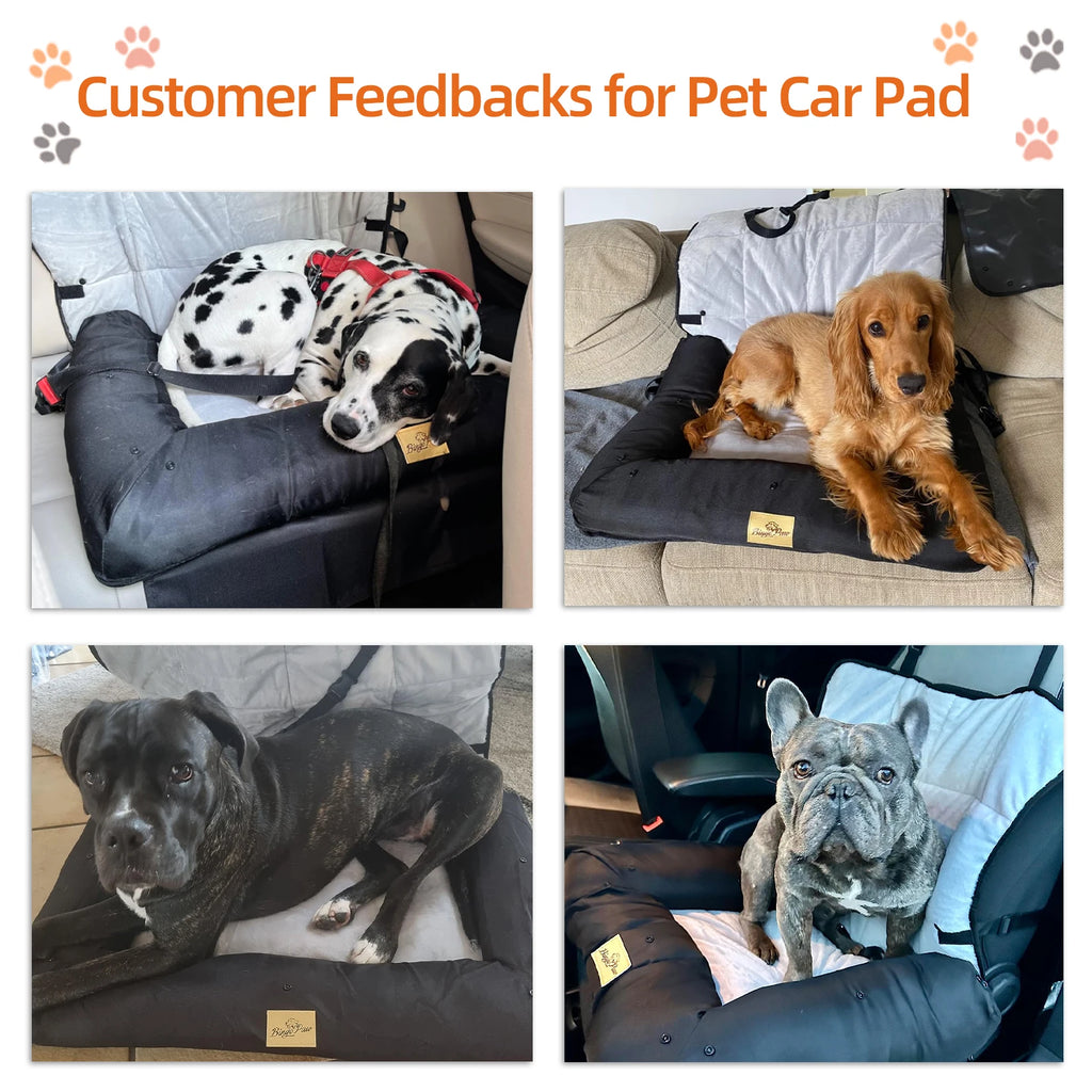 BORWART Waterproof Pet Car Seat Cover - Protect Seats, Easy Clean
