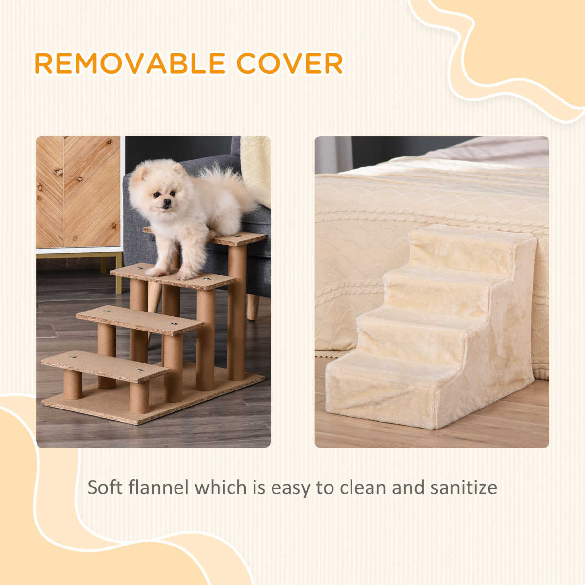 StepUp Pet Stairs: Safe, Cushioned Steps for Small & Senior Pets