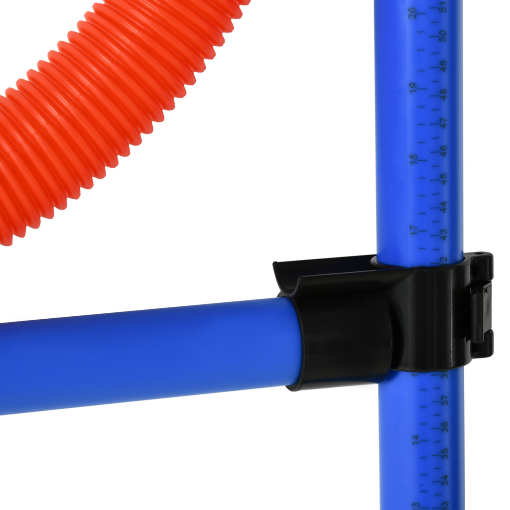 Pet Agility Training Kit: Adjustable Jump Hoop, Poles & Tunnel