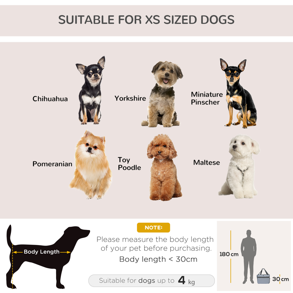 Foldable Pet Car Seat Carrier, Portable Mesh Travel Cage for Cats & Dogs