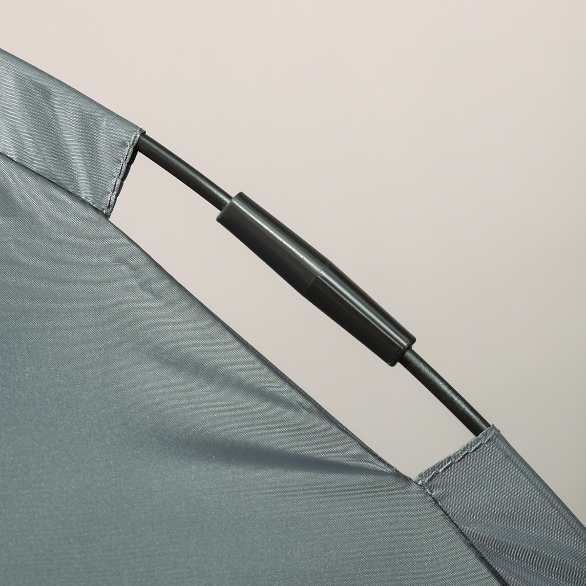 76cm Outdoor Elevated Dog Bed with Canopy - Cooling, UV Protection, Grey Pawhut