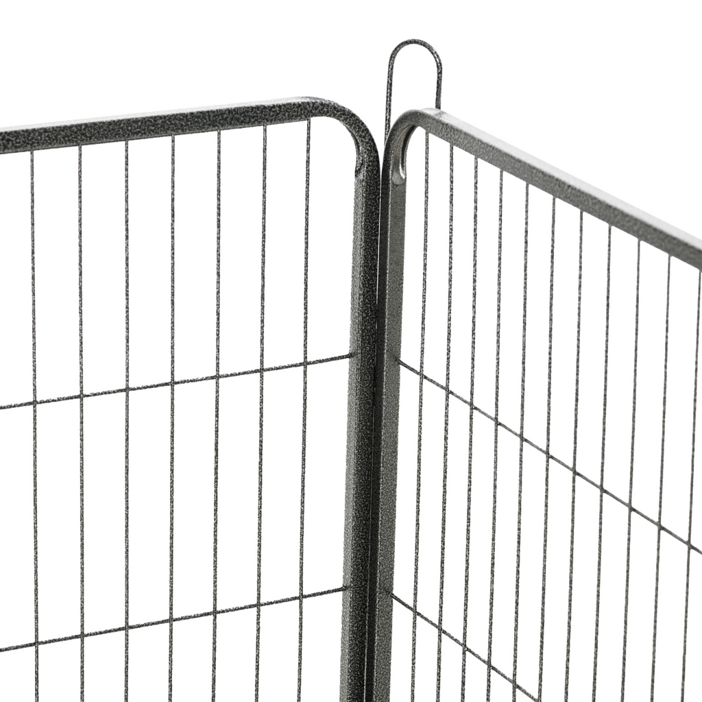 Heavy-Duty 16-Panel Dog Playpen, 2 Doors, 60 cm High, Indoor/Outdoor
