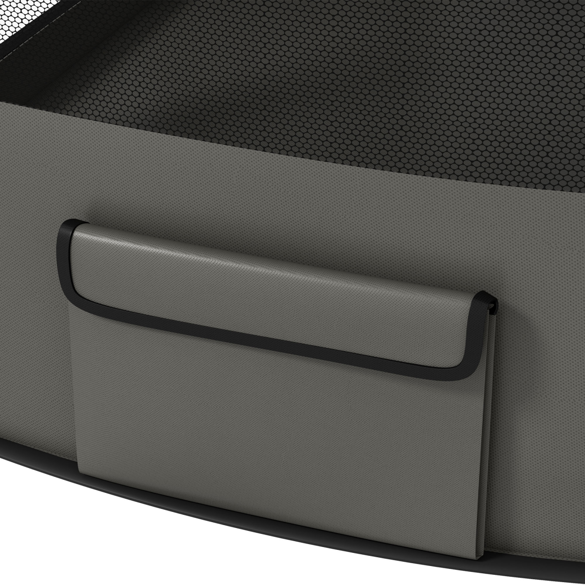 PawHut Portable Foldable Pet Pen for Small Animals - Grey