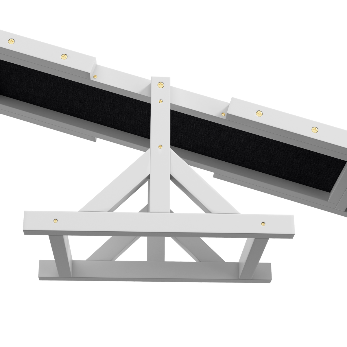 PawHut Wood Seesaw for Large Dogs - Anti-Slip & Outdoor-Ready