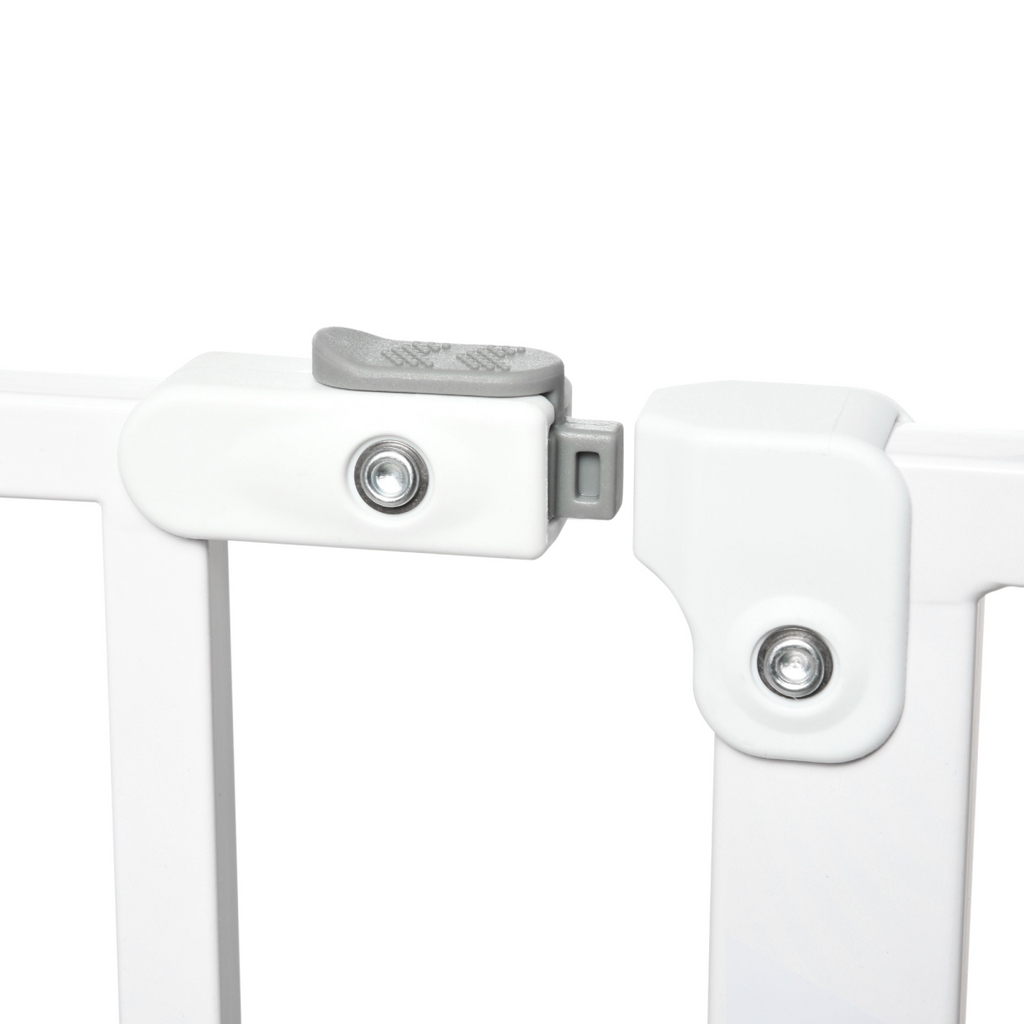 PawHut Adjustable Stair Gate, 75-115W cm, Door-Pressure Fit, White