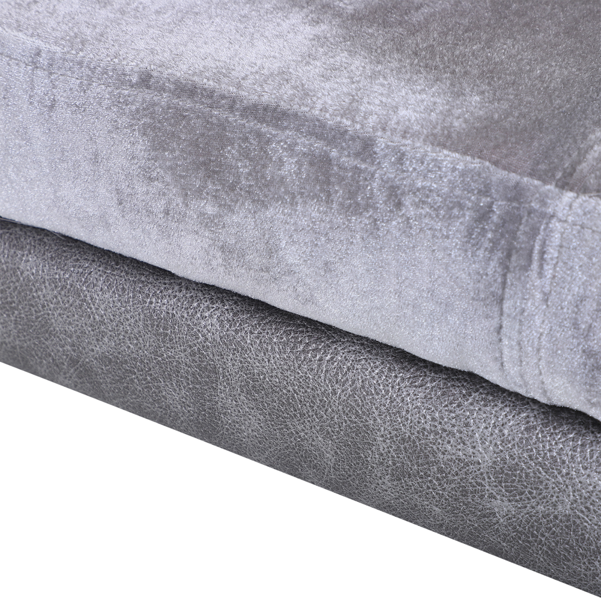 Grey Dog Sofa Bed for Small Dogs - Soft Padded Comfort