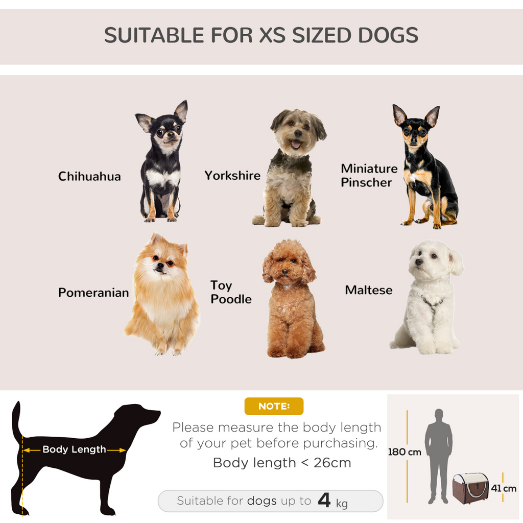 Foldable Mesh Pet Carrier for Small Dogs & Cats with Ground Stakes