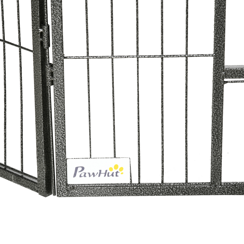 Heavy-Duty 16-Panel Dog Playpen, 2 Doors, 60 cm High, Indoor/Outdoor