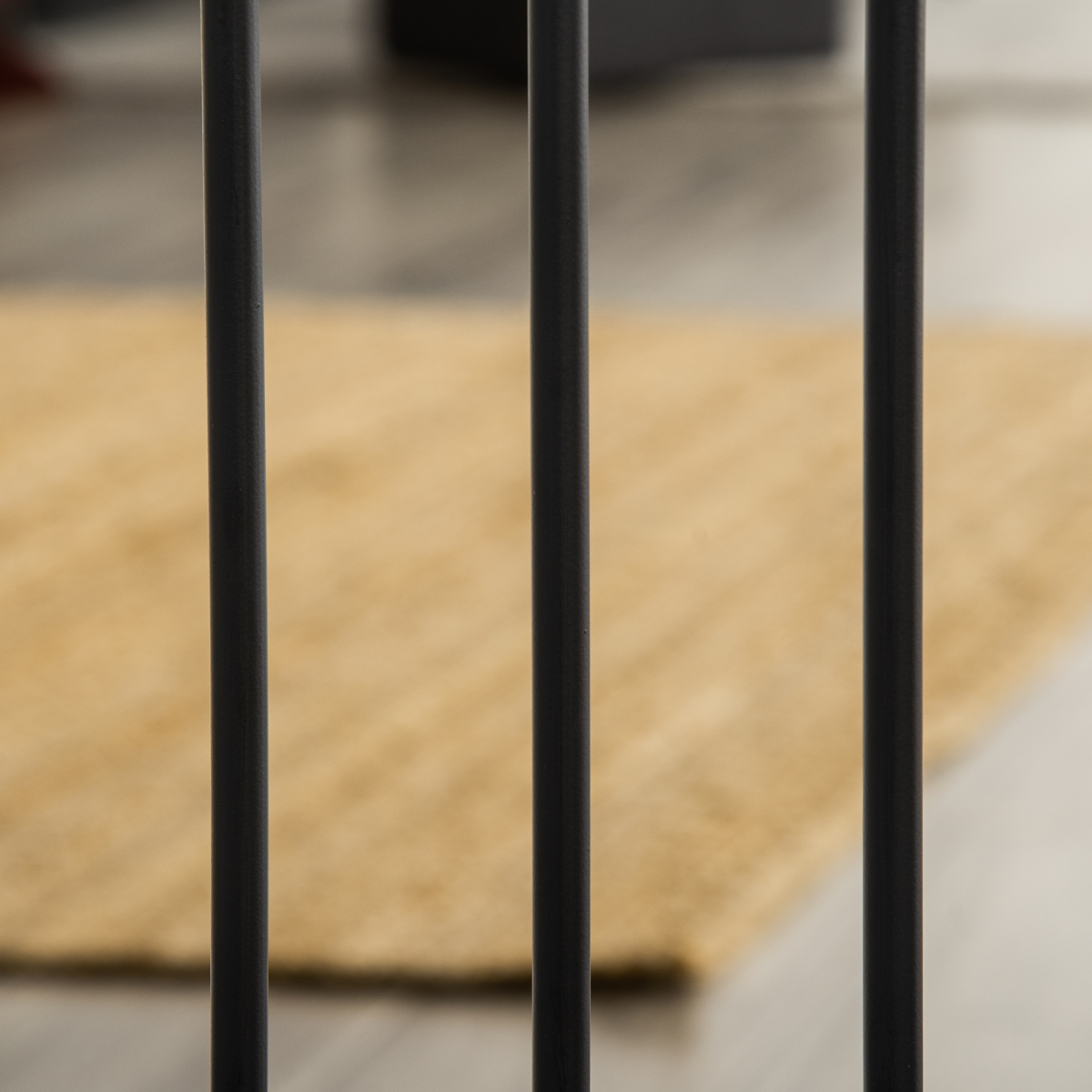 Pawhut Pet Safety Gate with Cat Door, Auto-Close, Pine Decor, 74-80 cm