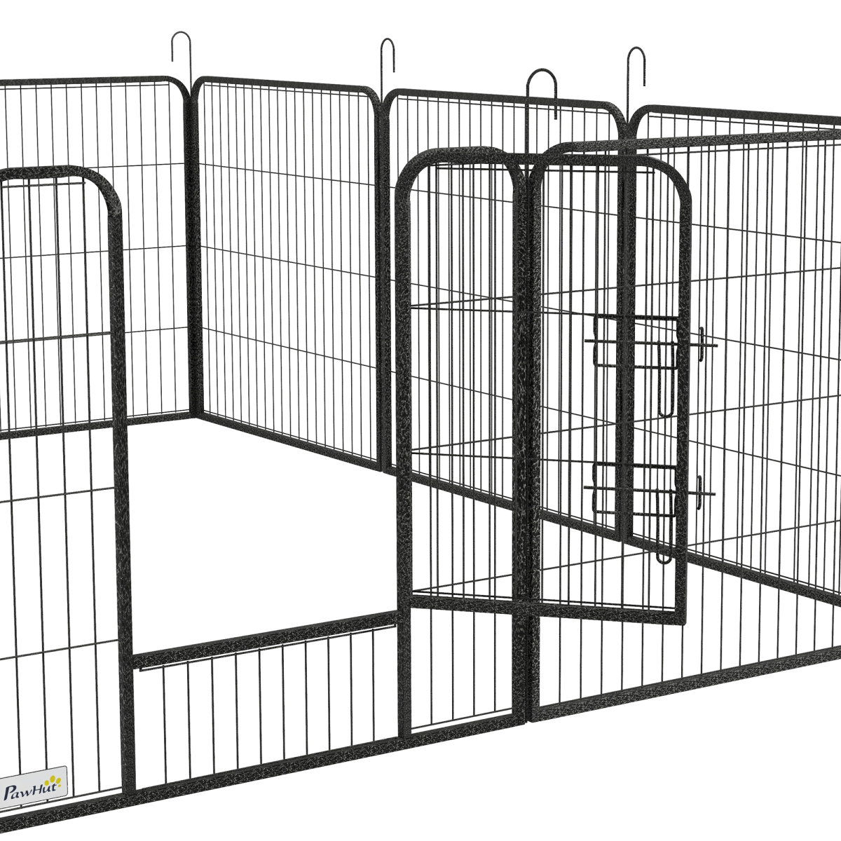 Heavy-Duty 12-Panel Puppy Play Pen for Indoor/Outdoor Use