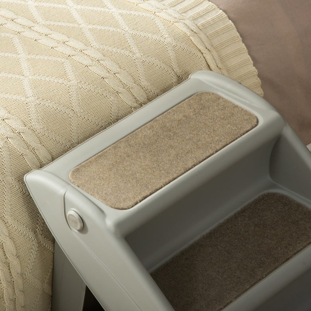 Portable Non-Slip Pet Steps for Bed & Sofa - Grey