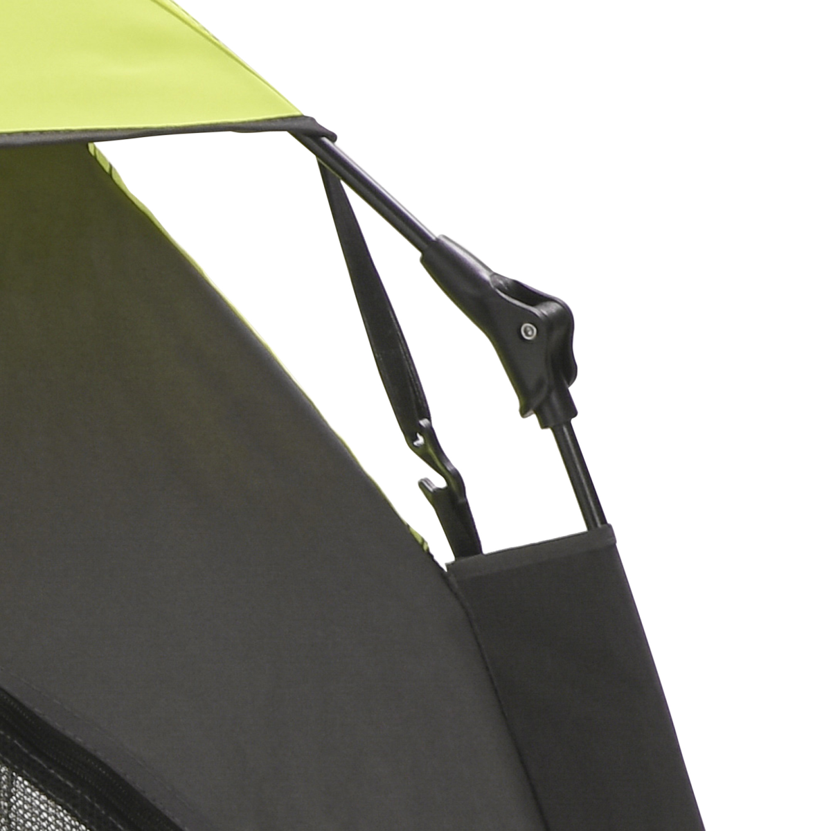PawHut Foldable Pet Tent - Waterproof Oxford Cloth, Carry Bag, Green