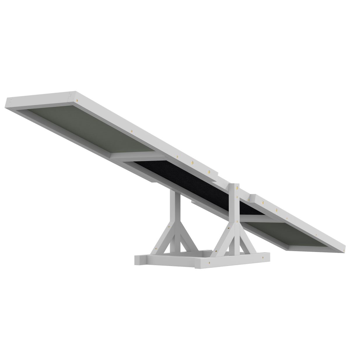 PawHut Wood Seesaw for Large Dogs - Anti-Slip & Outdoor-Ready